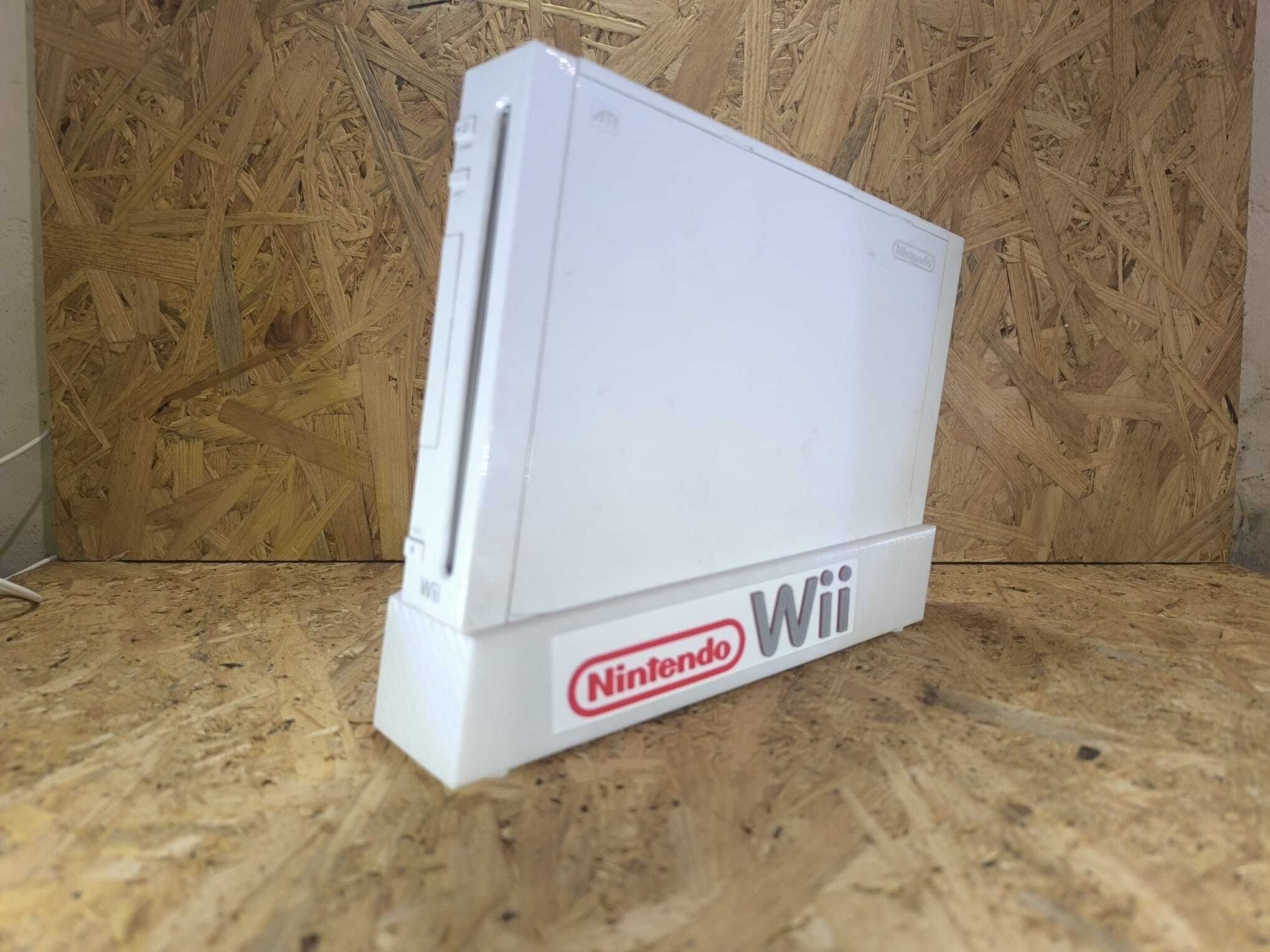 Base vertical Nintendo Wii branca — fotografia 3