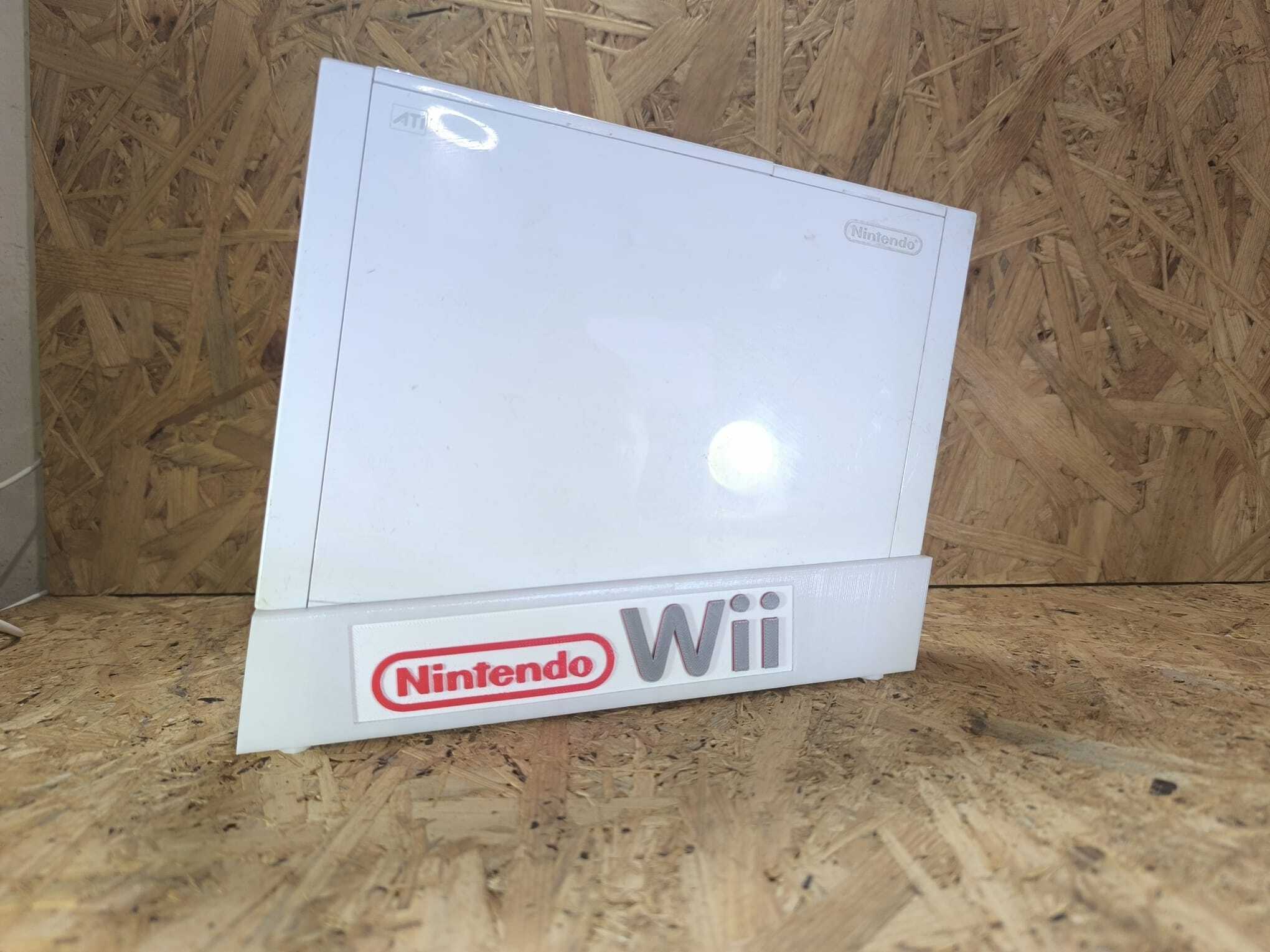 Base vertical Nintendo Wii branca — fotografia 4