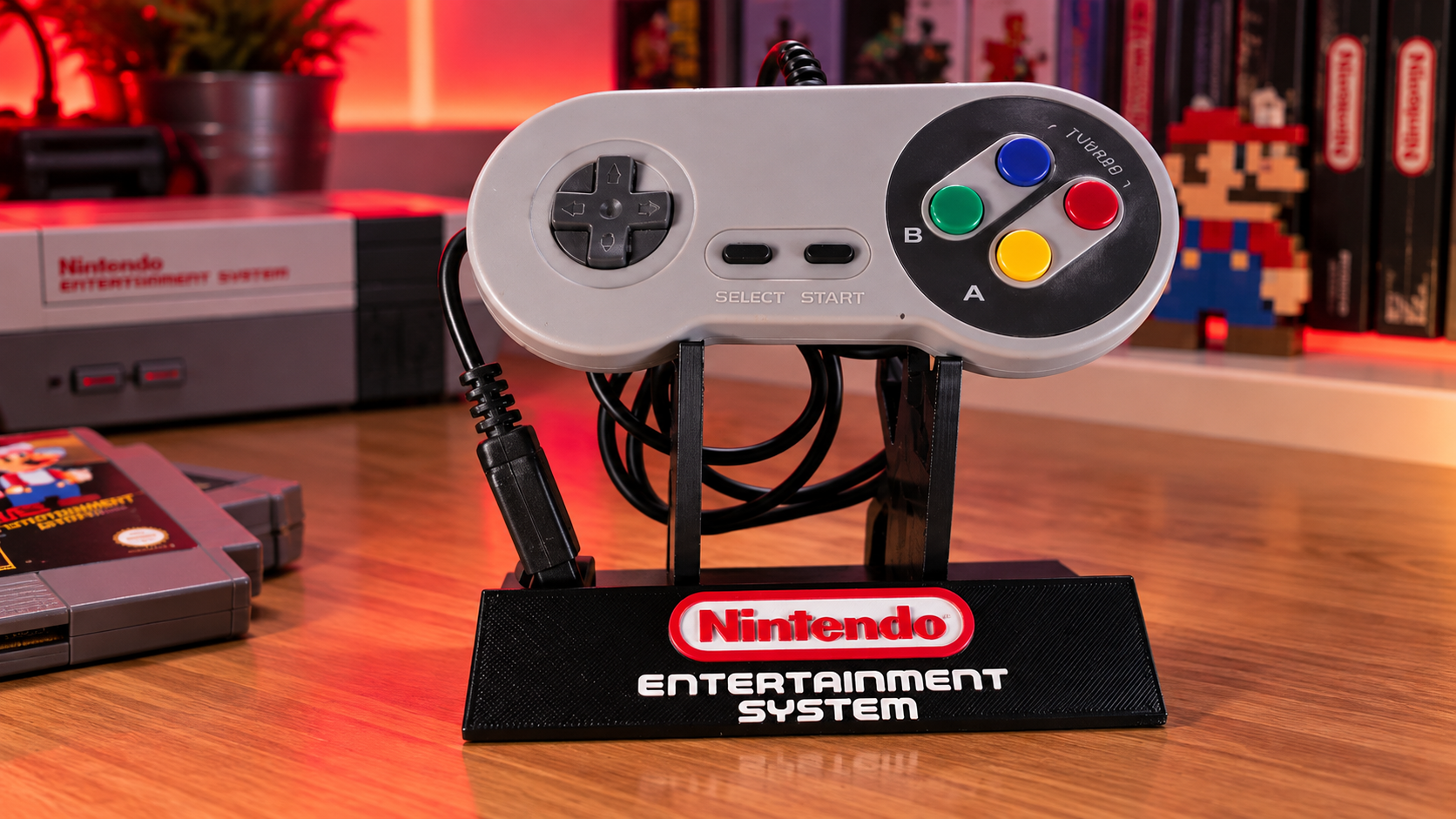 Suporte de exposição para comando Nintendo NES
