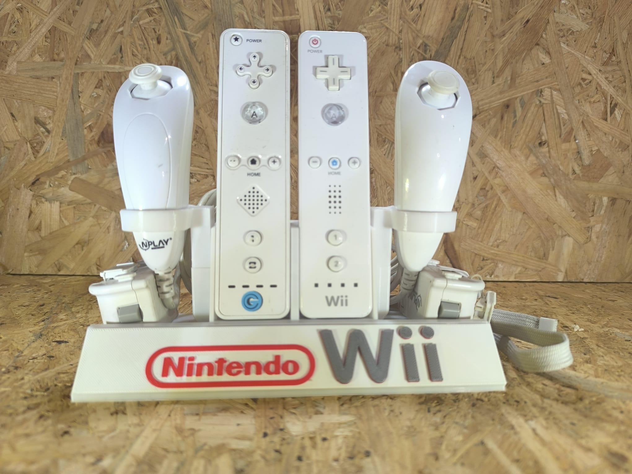 Suporte de comandos Nintendo Wii branco — fotografia 4
