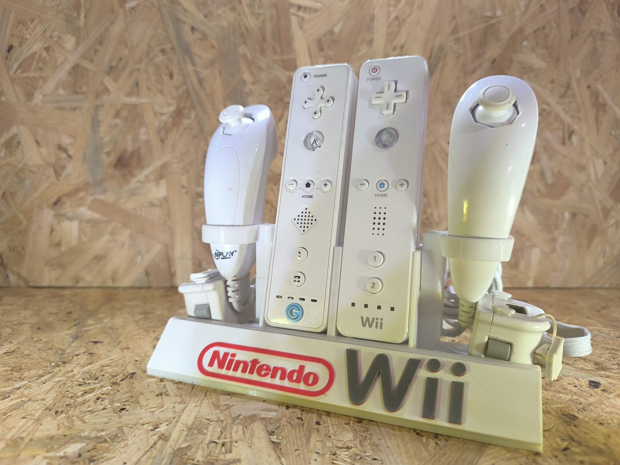 Suporte de comandos Nintendo Wii branco — fotografia 5