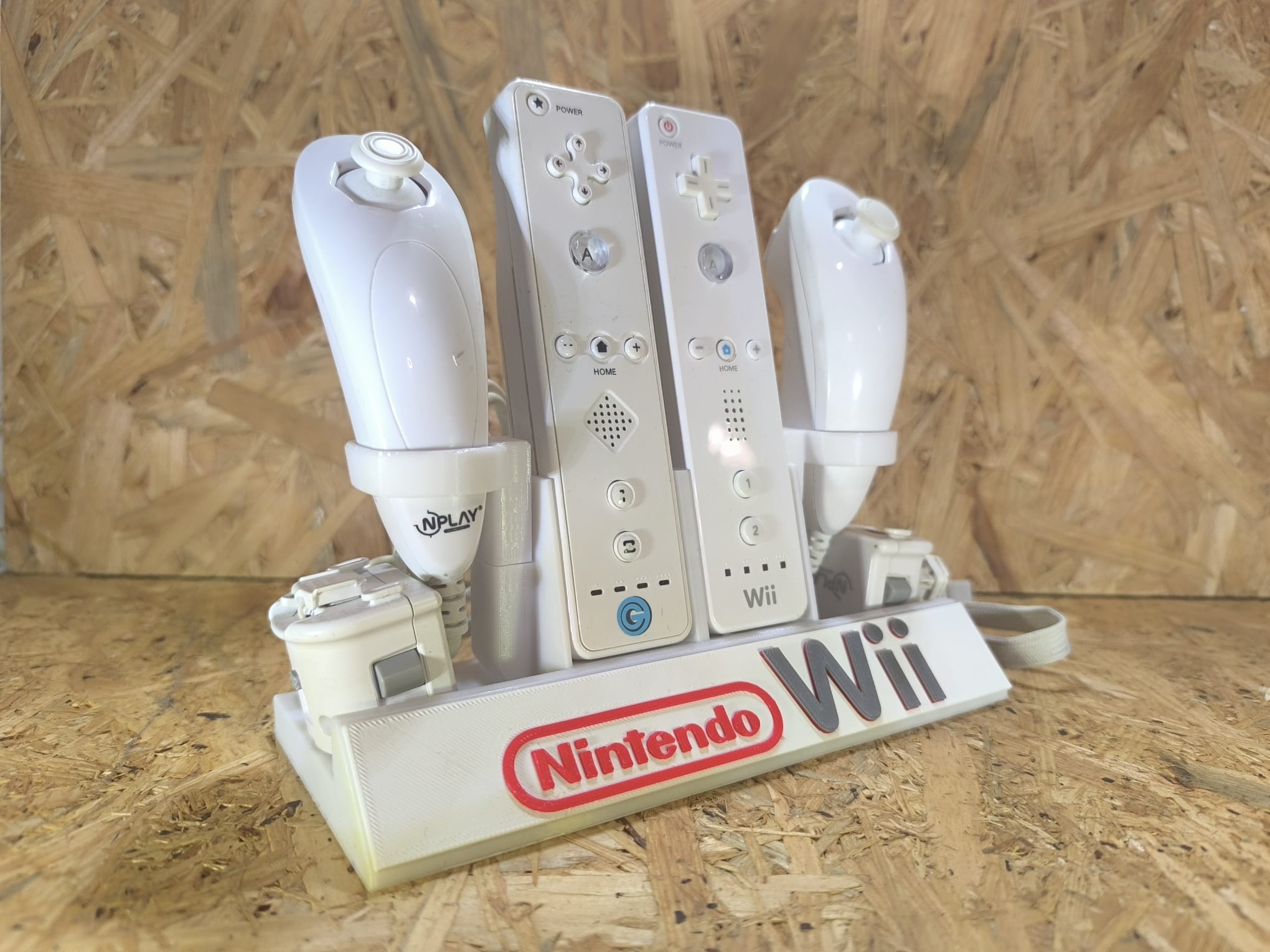 Suporte de comandos Nintendo Wii branco — fotografia 6