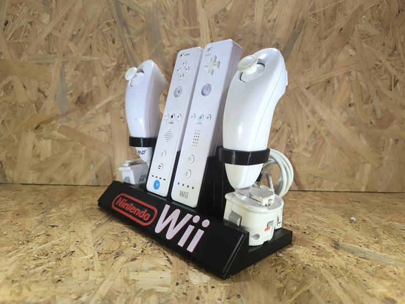 Suporte vertical Nintendo Wii preto — fotografia 10