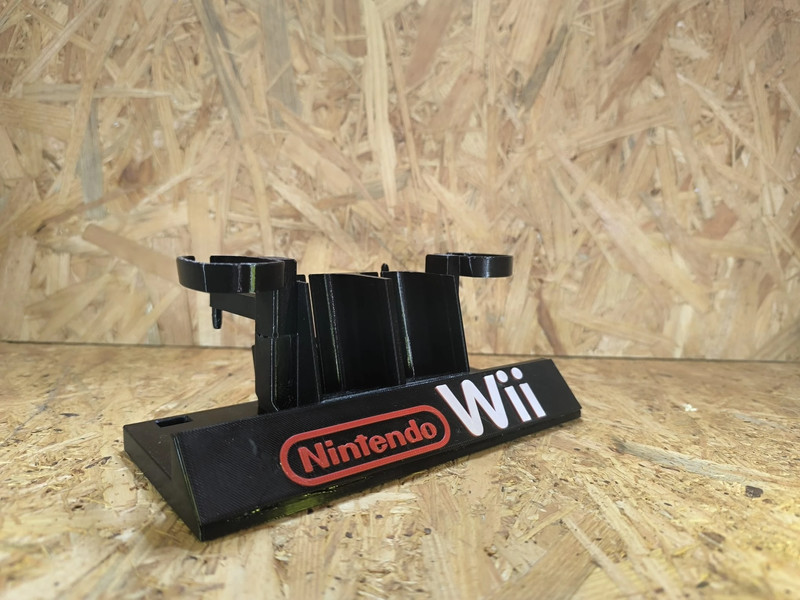 Suporte vertical Nintendo Wii preto — fotografia 6