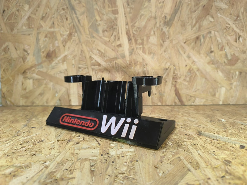 Suporte vertical Nintendo Wii preto — fotografia 7