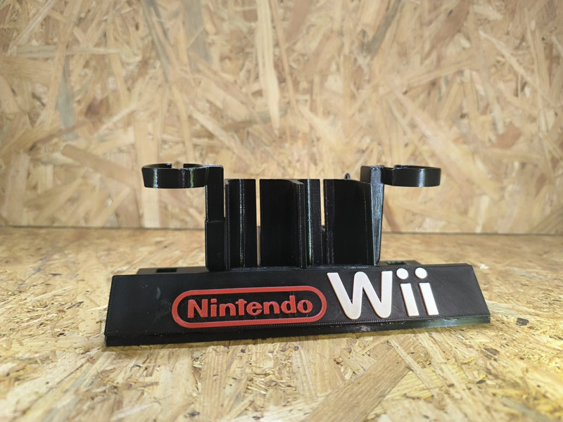 Suporte vertical Nintendo Wii preto — fotografia 9