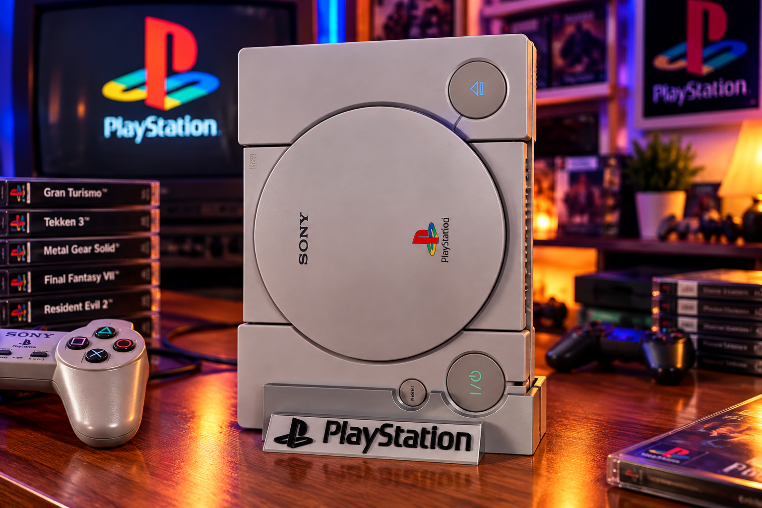 Suporte vertical para PS1