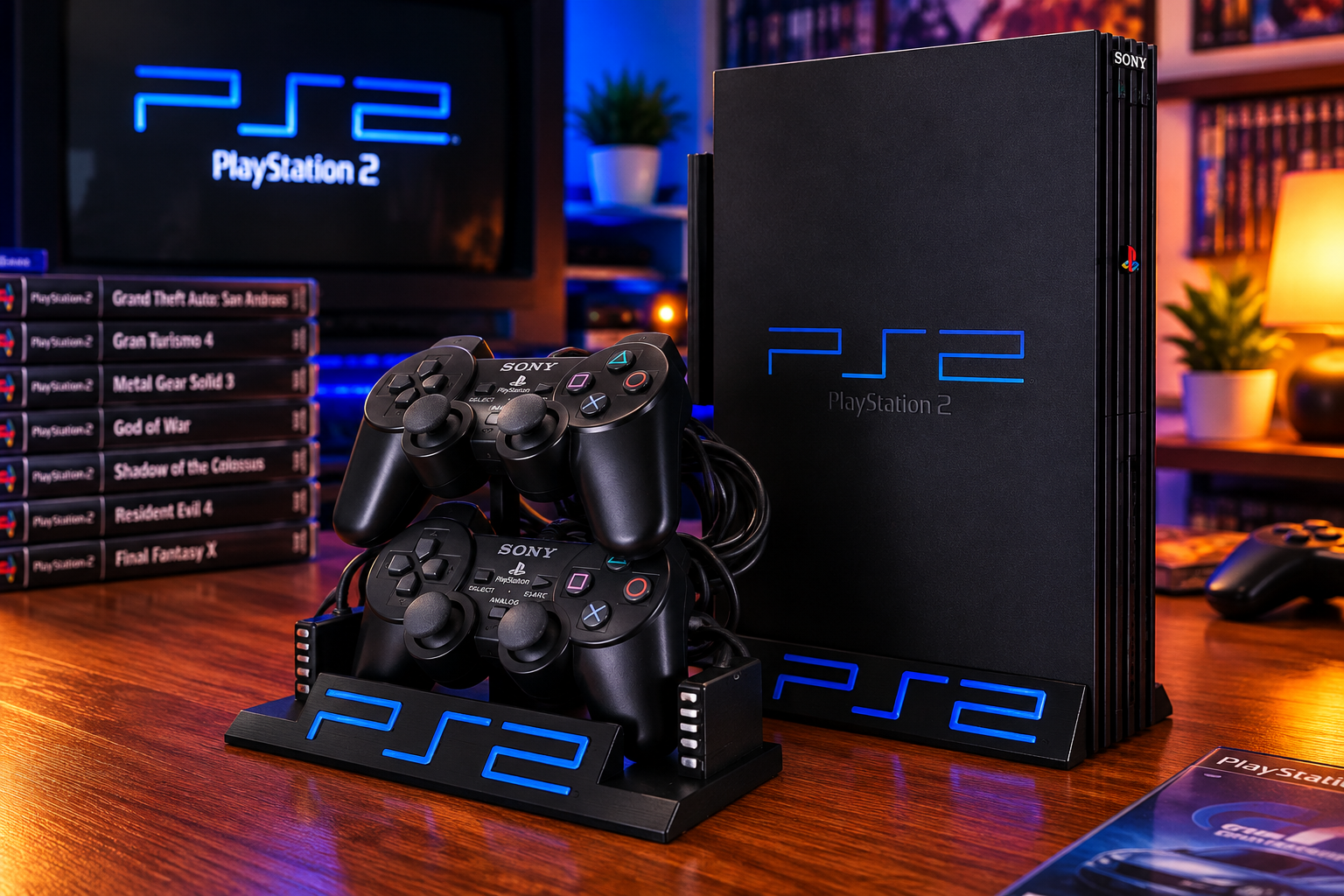 Conjunto de suportes para PS2 Fat