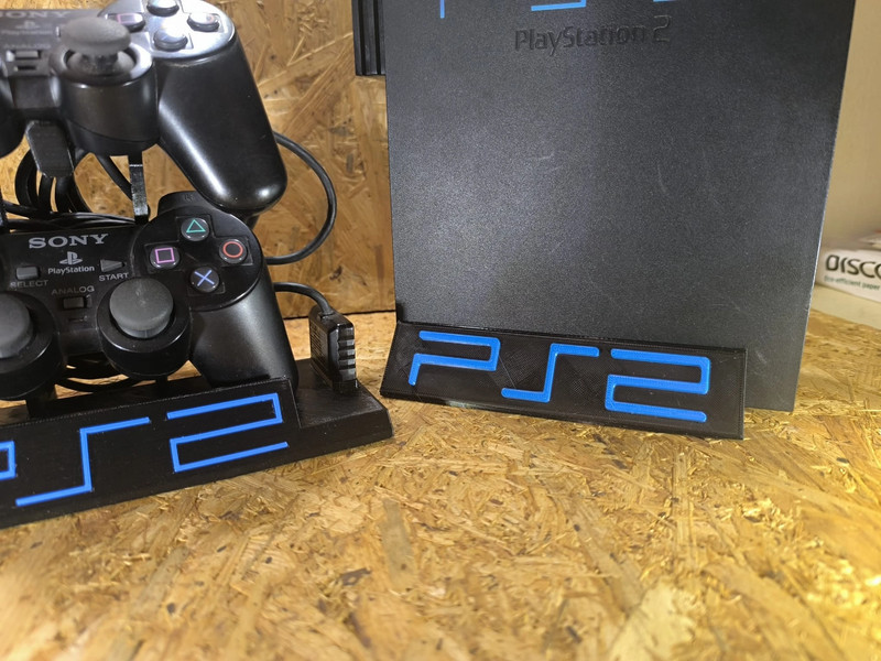 Suporte vertical PS2 Fat e suporte para dois comandos — fotografia 7