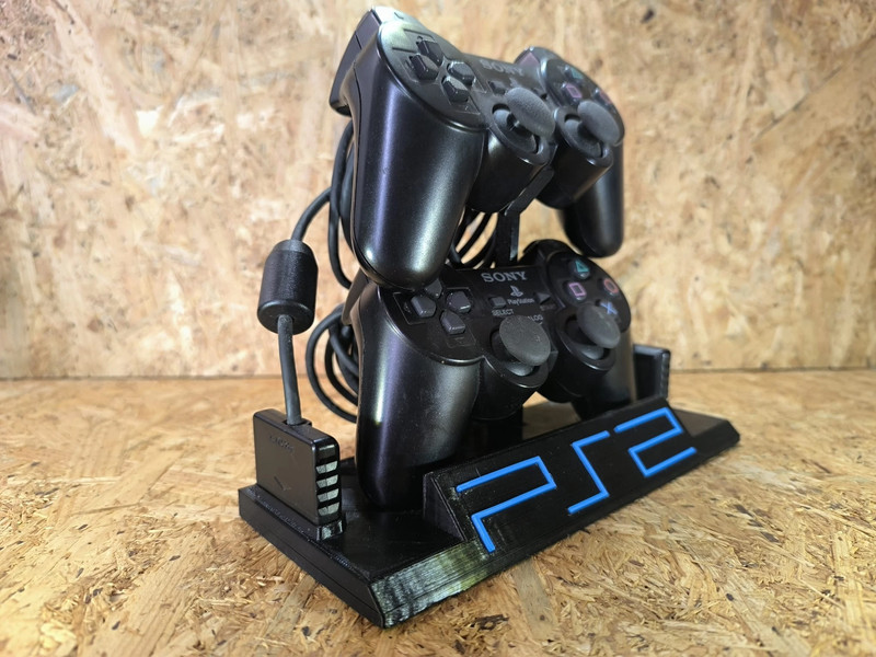 Suporte para dois comandos PS2 — fotografia 3