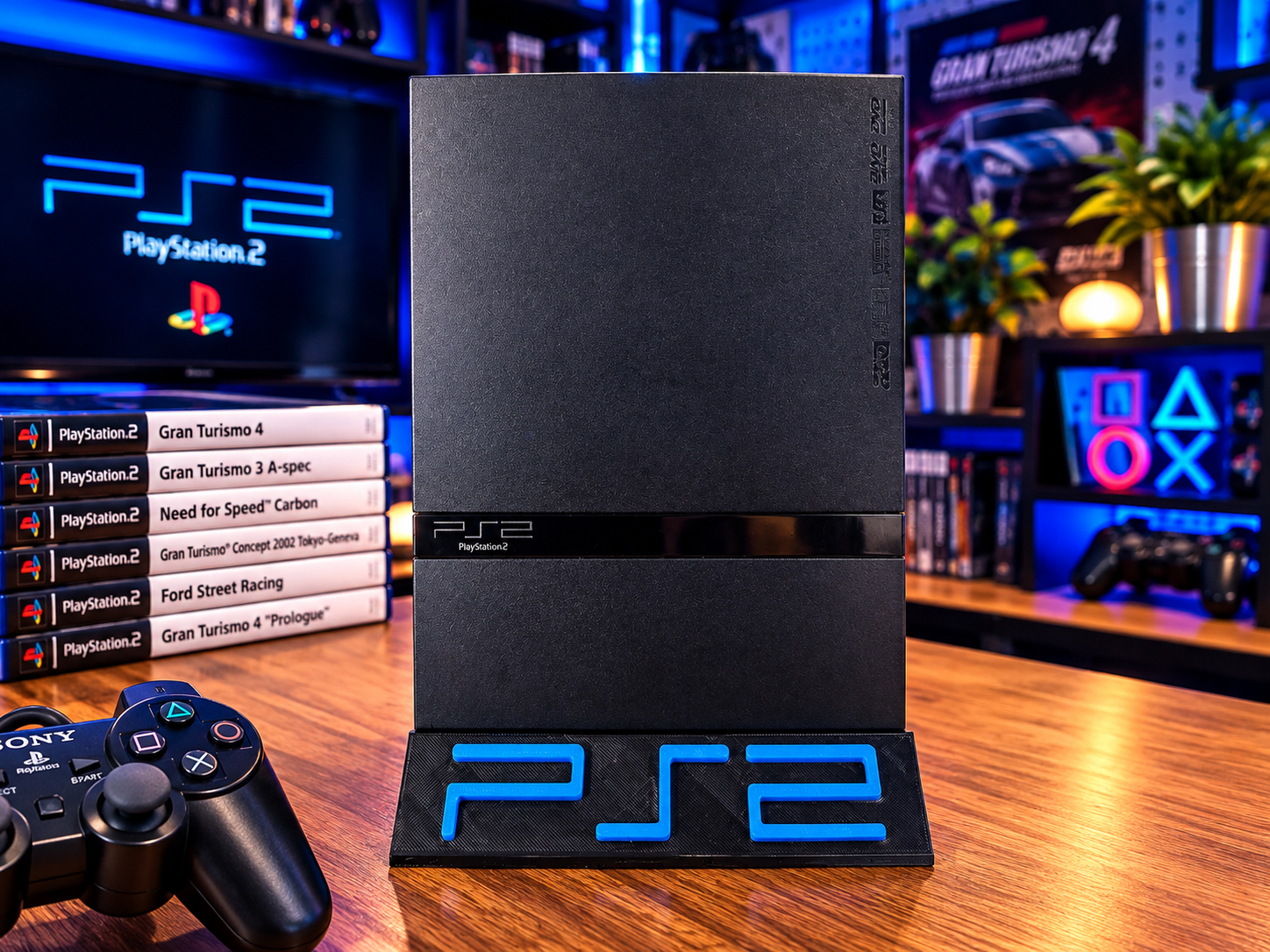 Suporte vertical para PS2 Slim