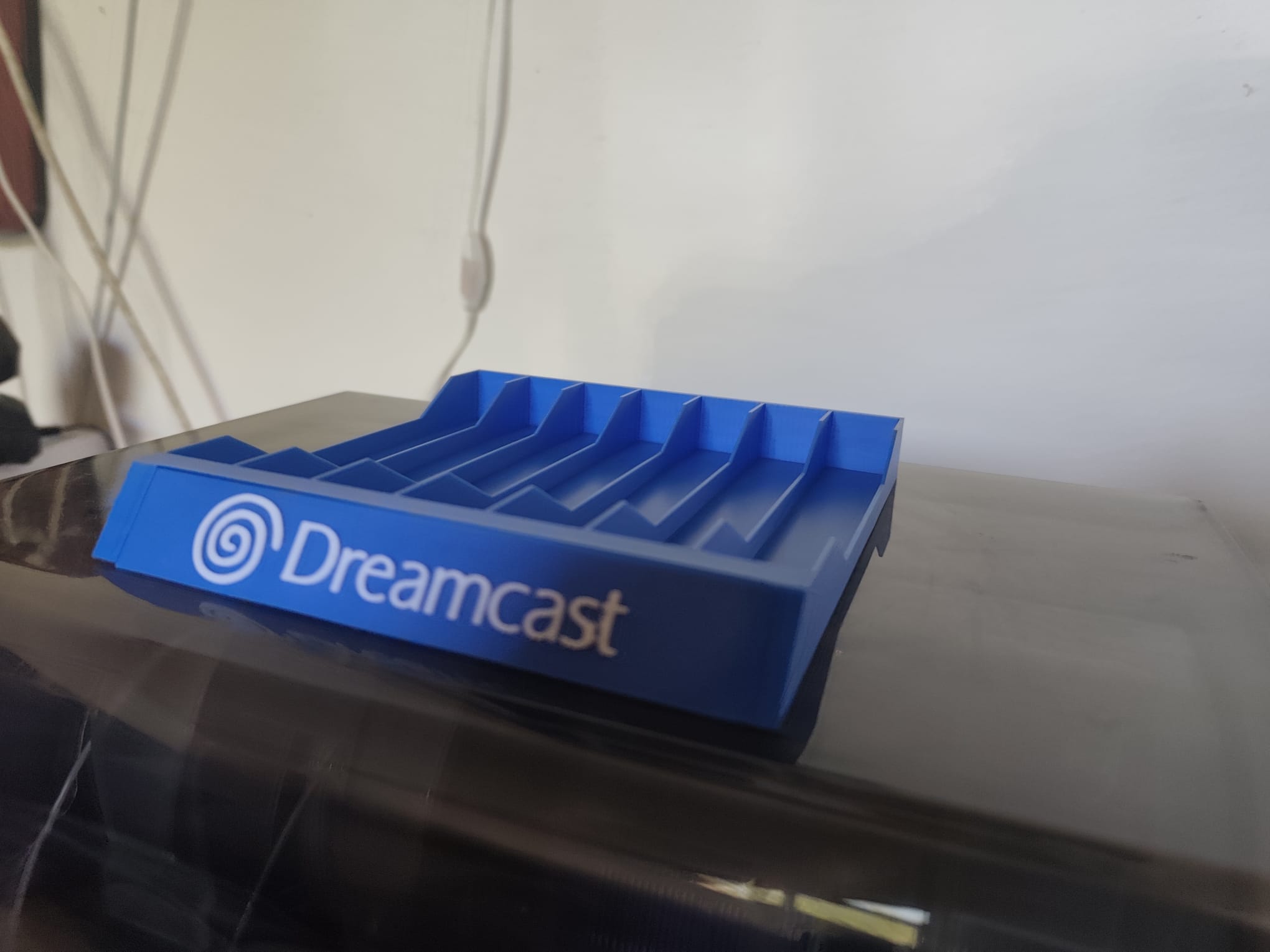 Suporte de jogos Dreamcast azul — fotografia 4