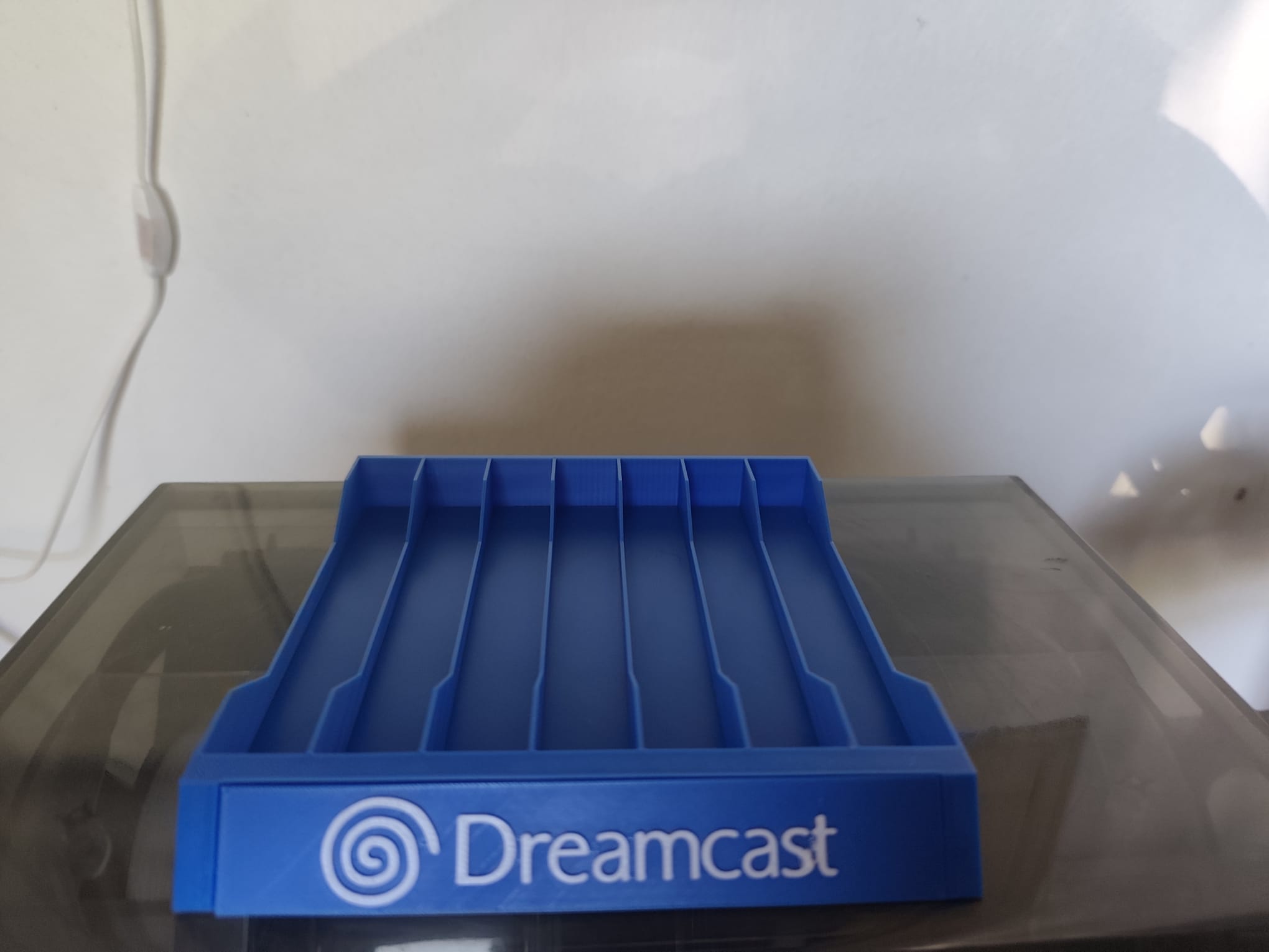 Suporte de jogos Dreamcast azul — fotografia 6