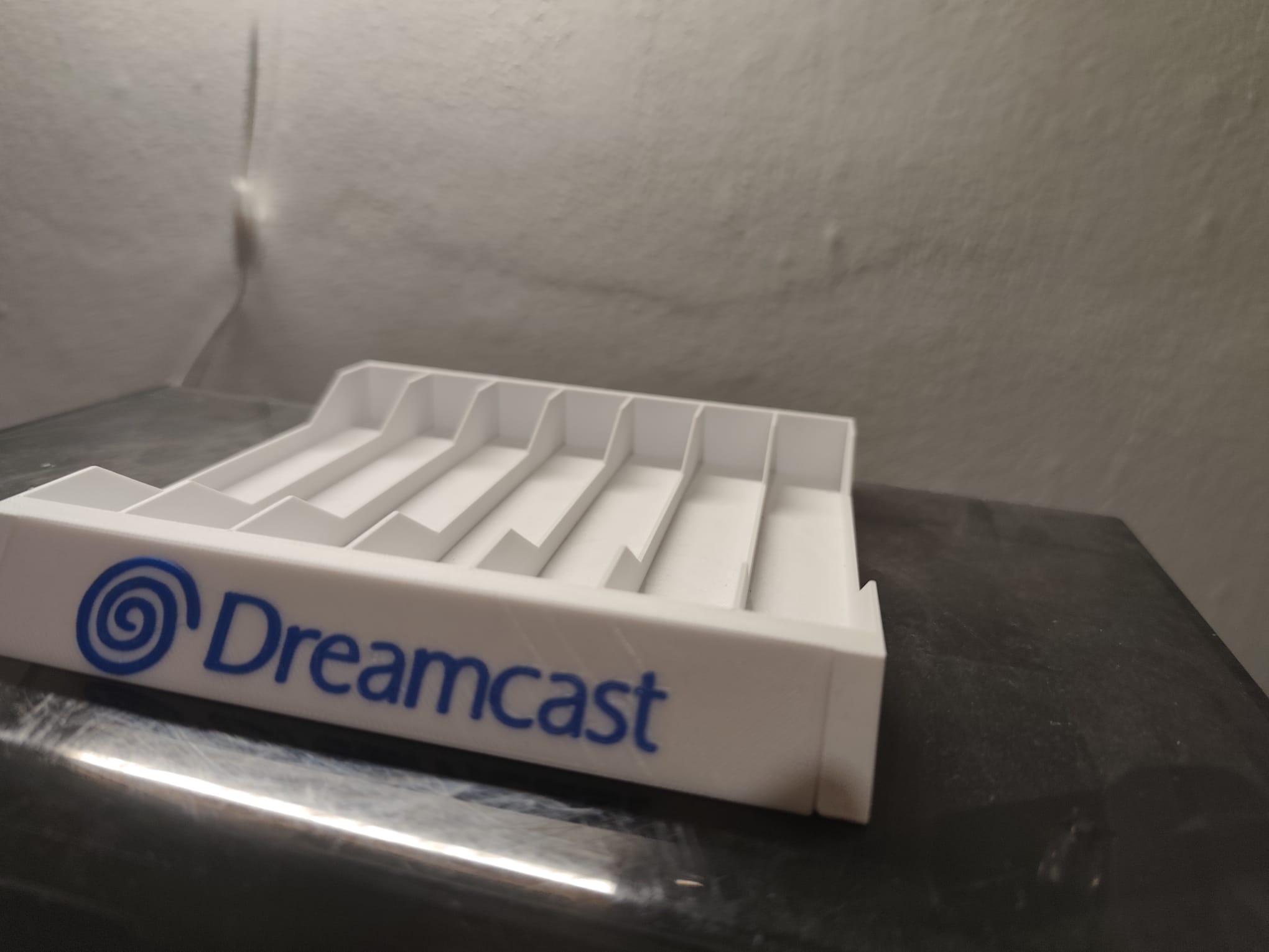 Suporte de jogos Dreamcast branco — fotografia 4