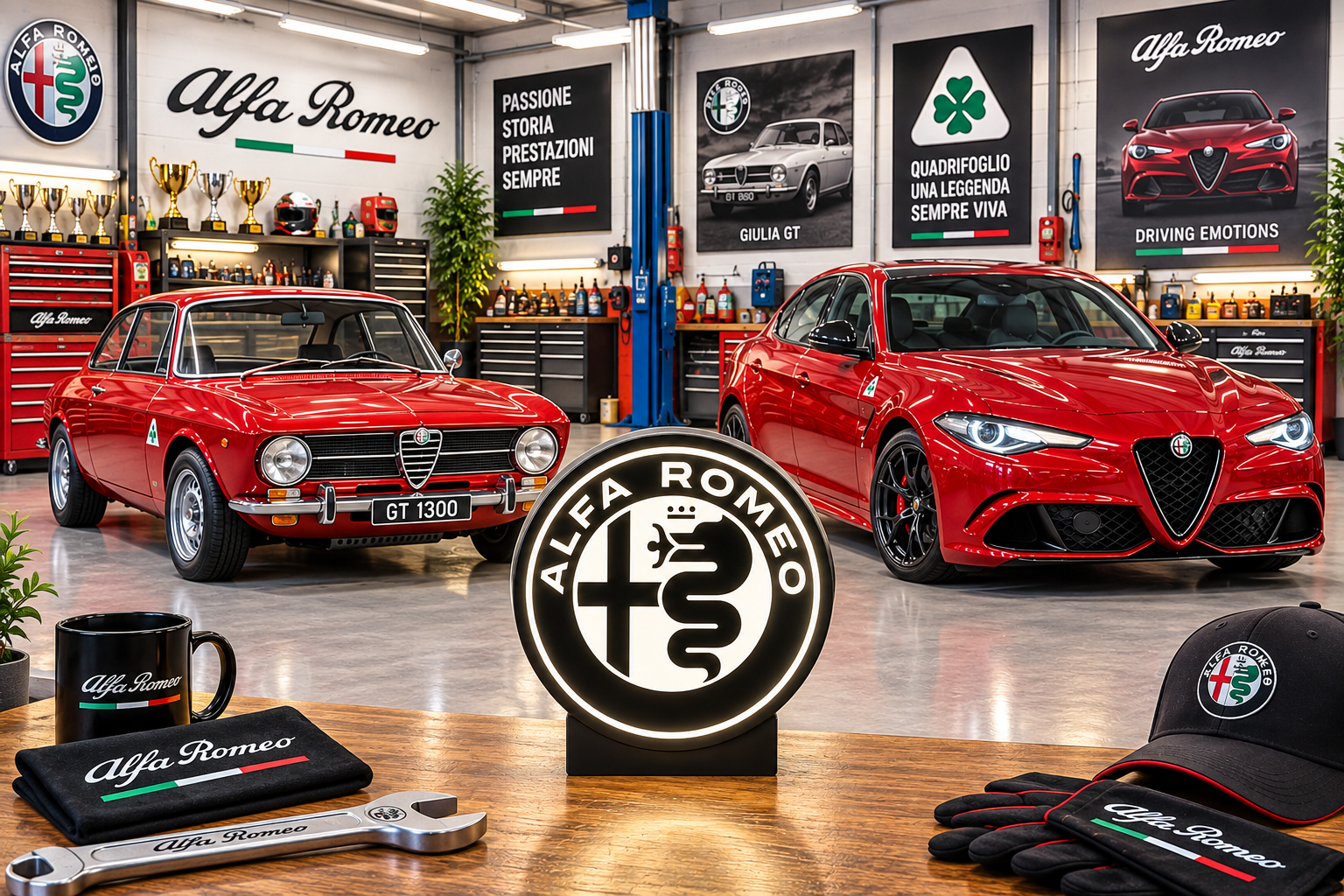 ALFA ROMEO — Preto e branco