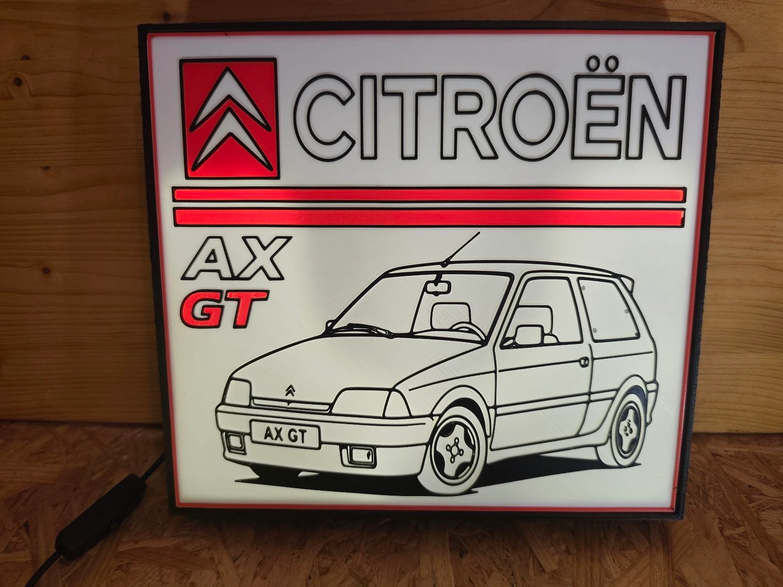 Luminária Citroën AX GT — vista 1