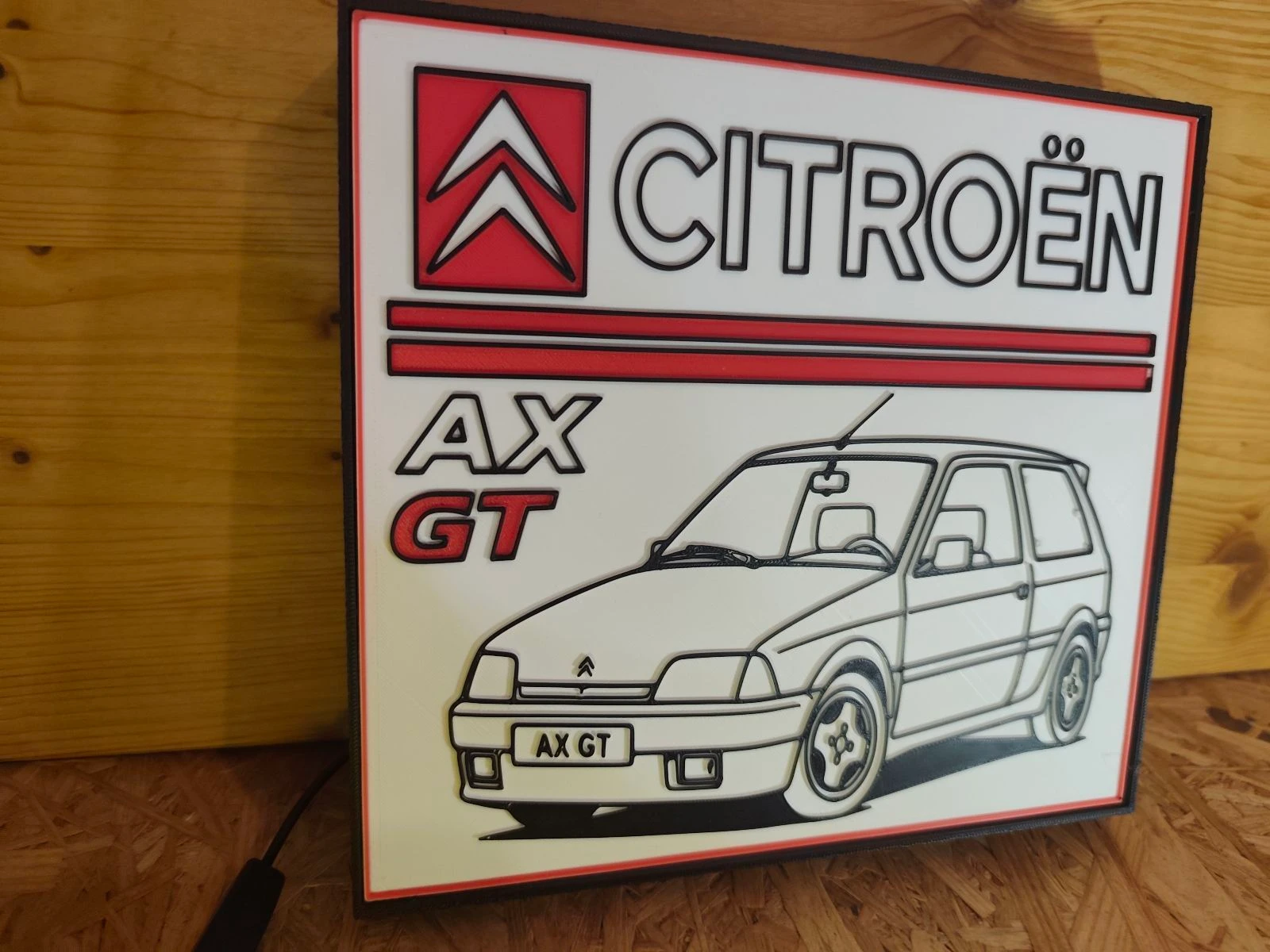 Luminária Citroën AX GT — vista 3