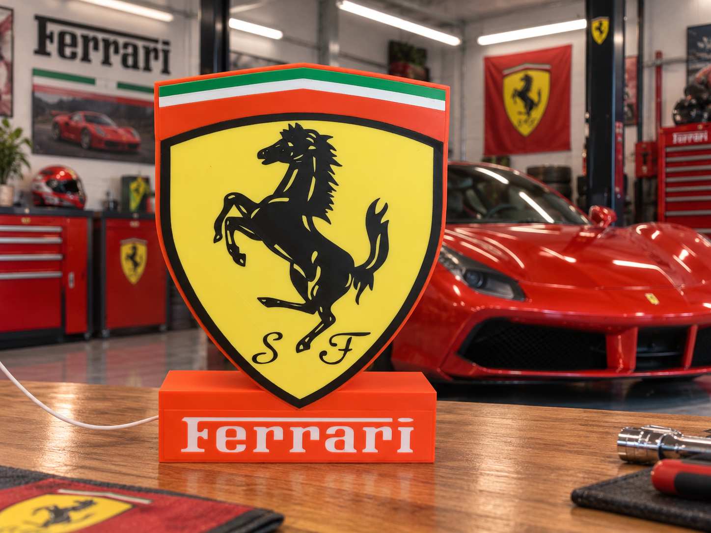 FERRARI — Luminária Lightbox