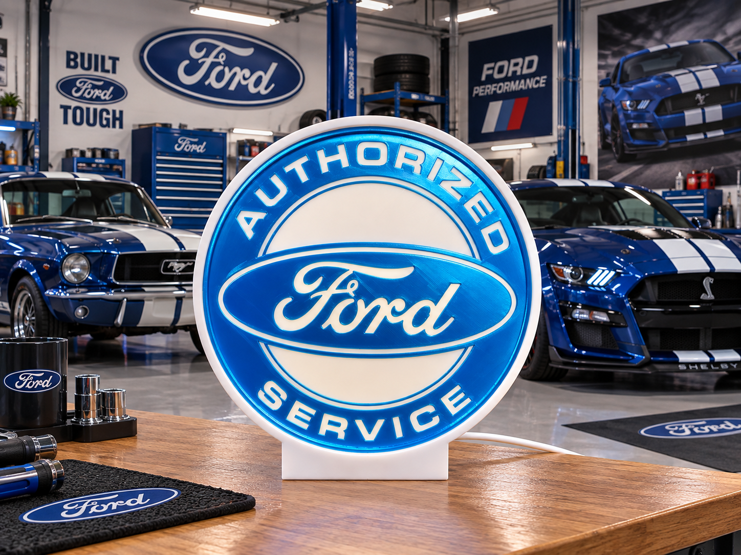 FORD SERVICE — Caixa branca