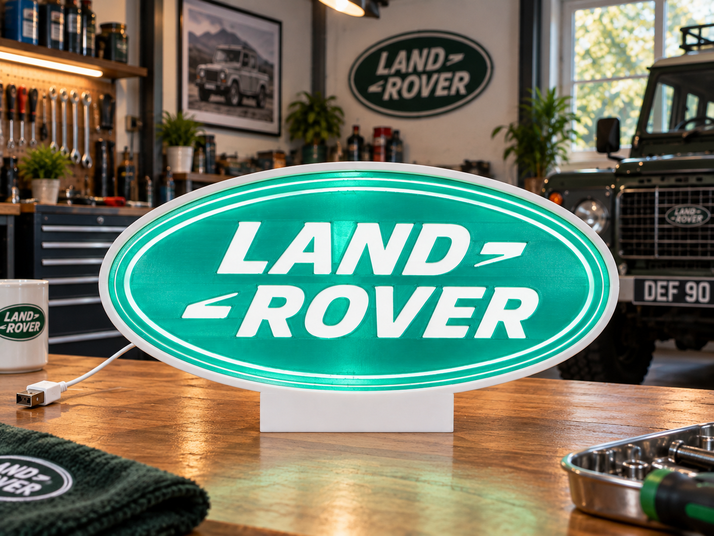 LAND ROVER — Caixa branca