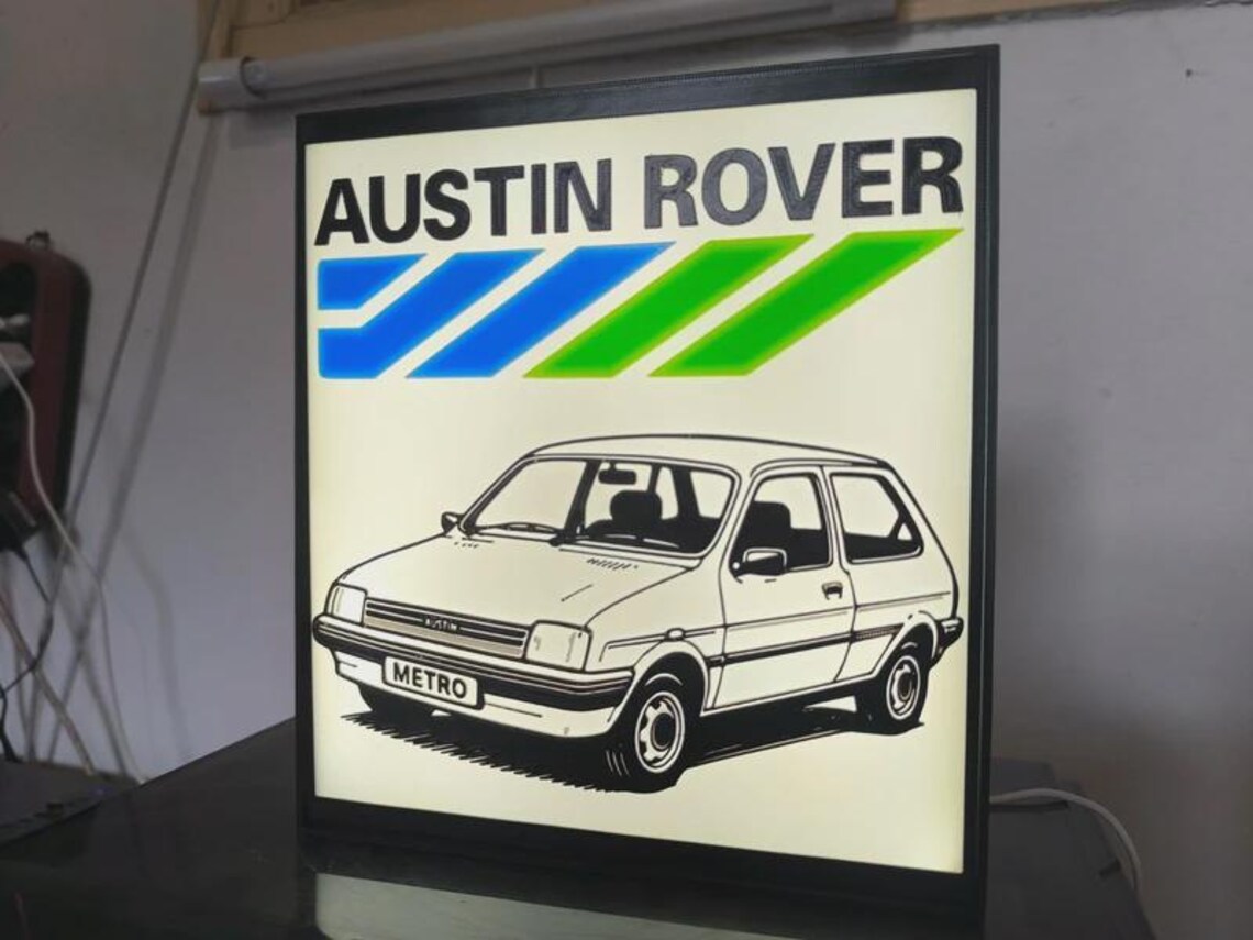 Luminária Austin Rover Metro — detalhe do desenho