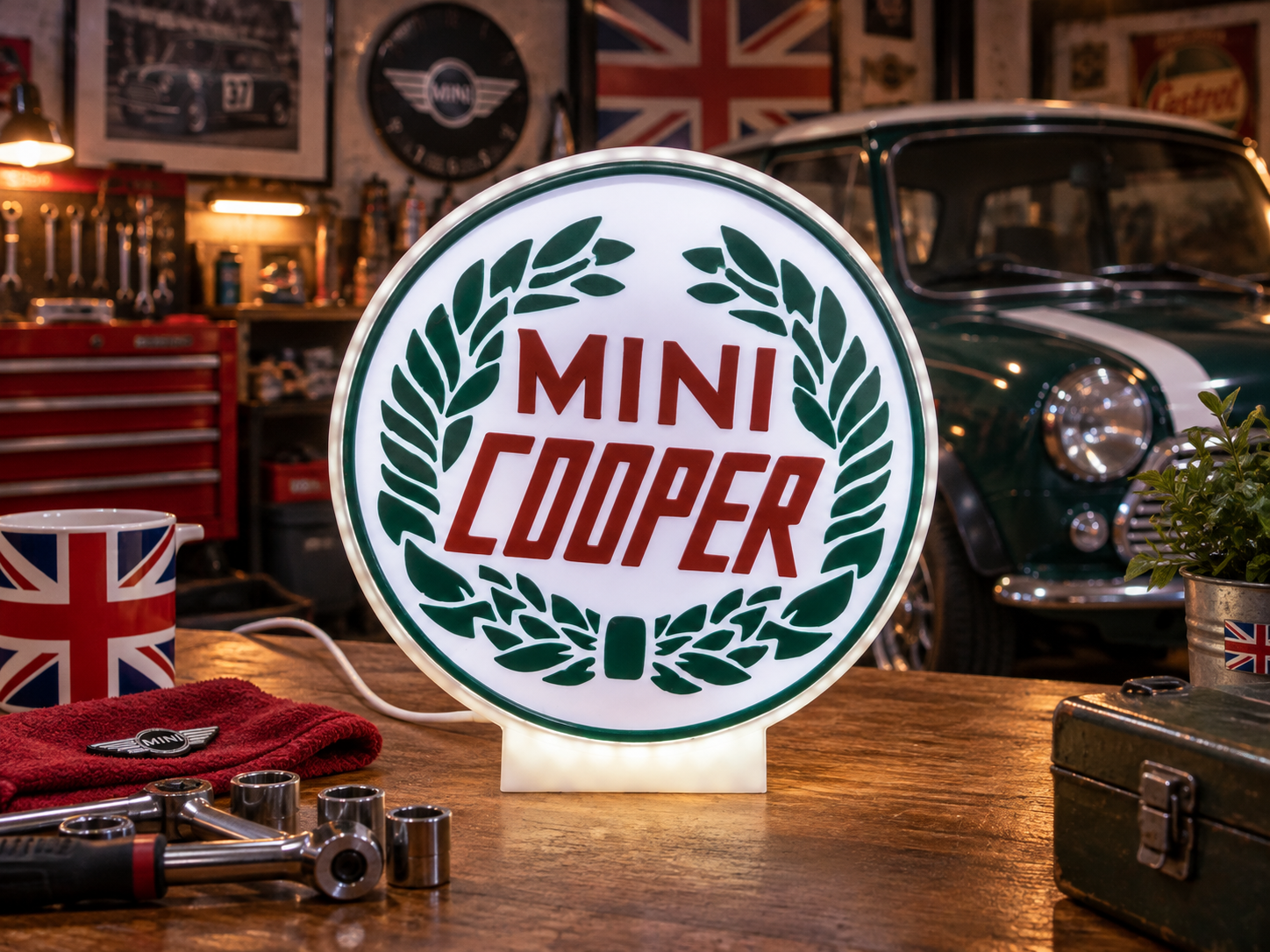 MINI COOPER — Caixa branca