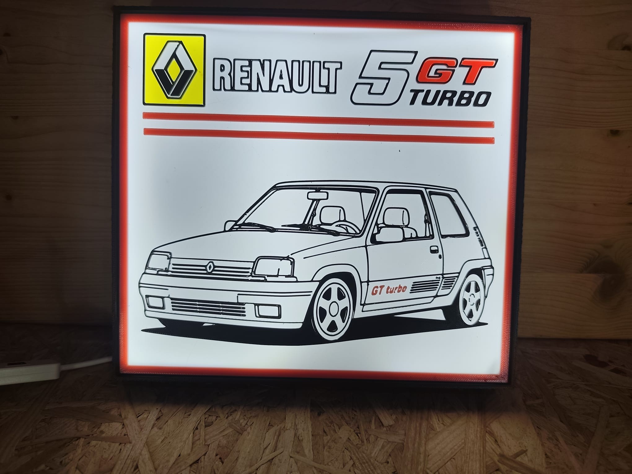 Luminária Renault 5 GT Turbo — fotografia 5