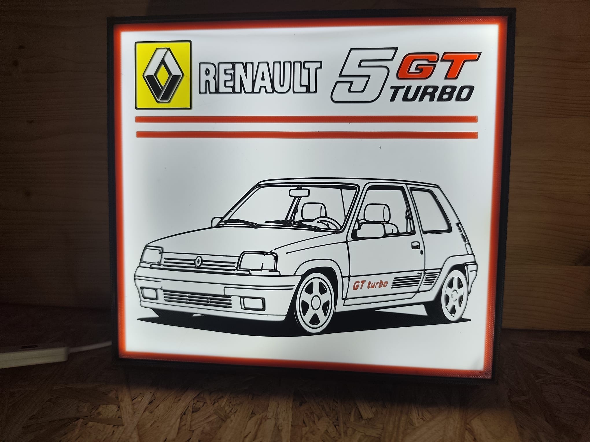 Luminária Renault 5 GT Turbo — fotografia 7