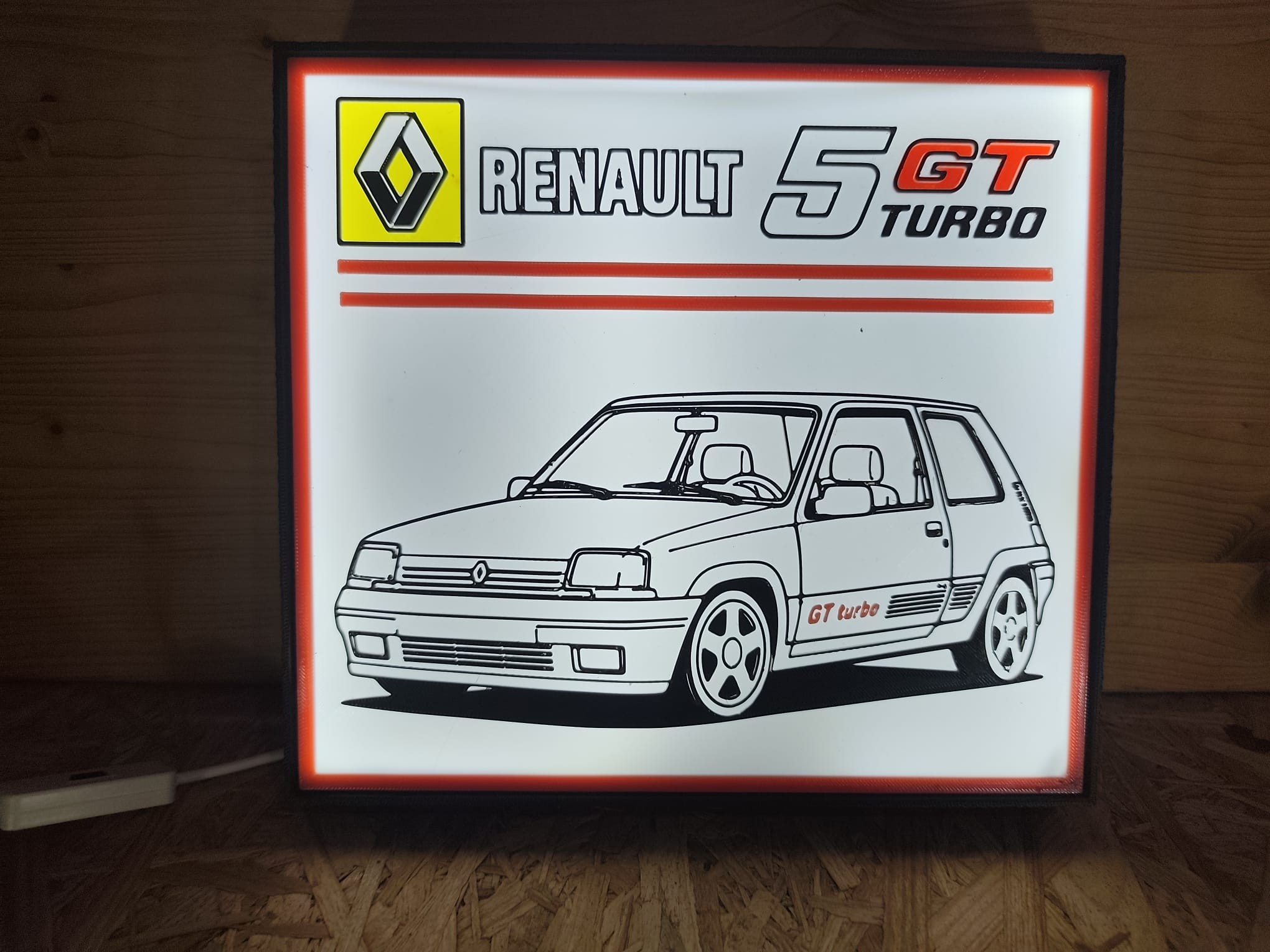 Luminária Renault 5 GT Turbo — fotografia 8