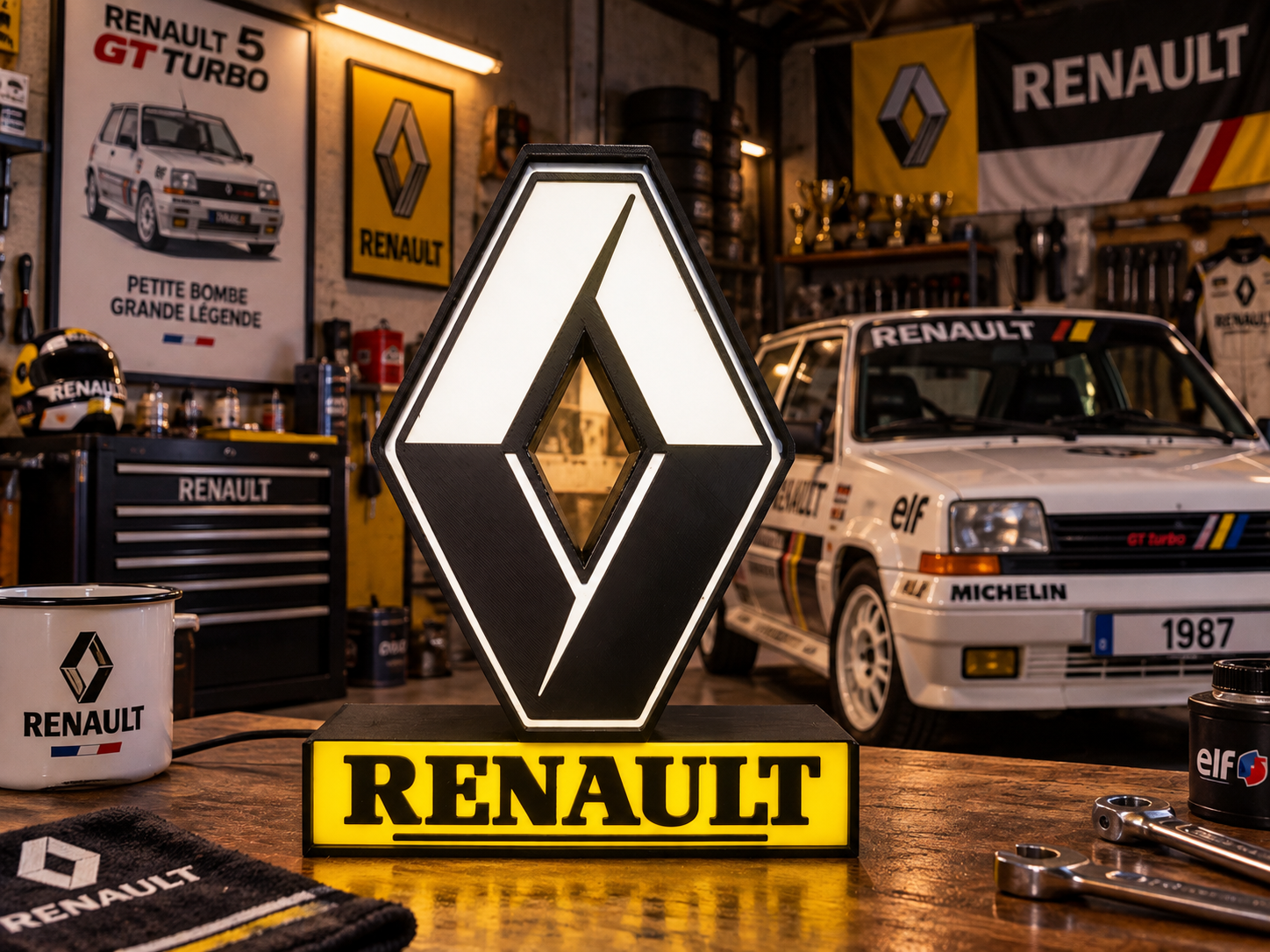 RENAULT — Luminária Lightbox