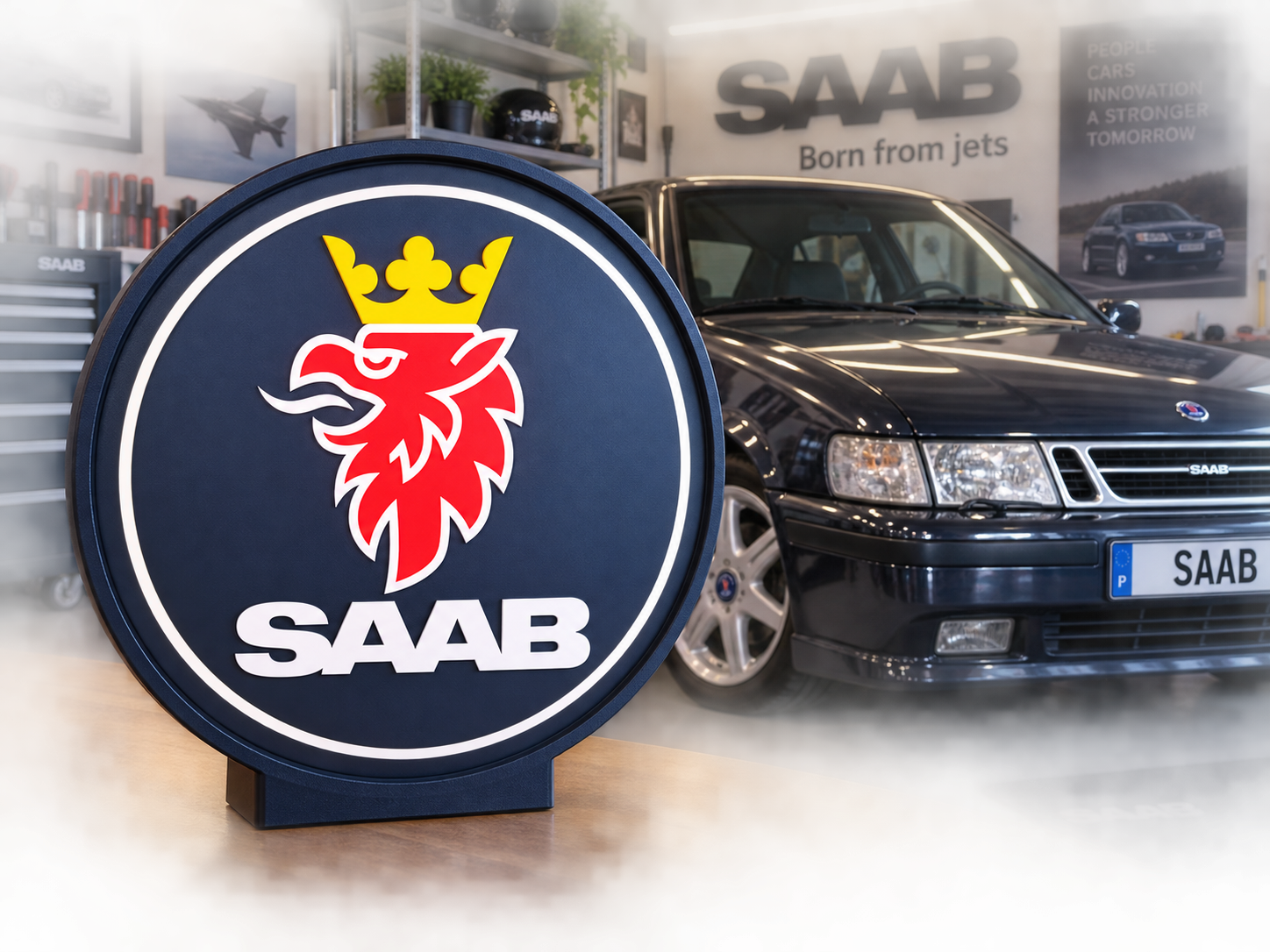 SAAB — Luminária Lightbox