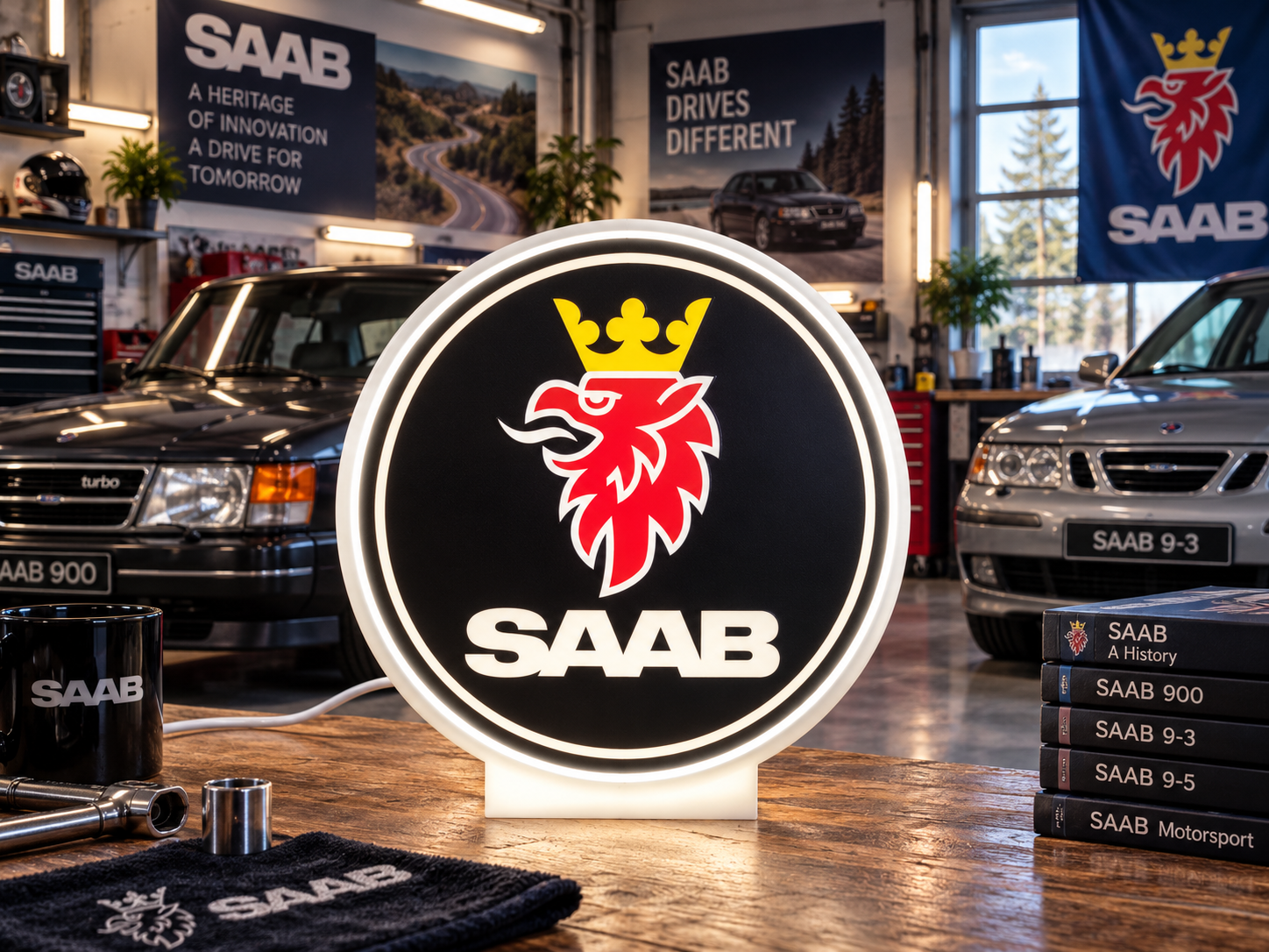 SAAB CX — Caixa branca