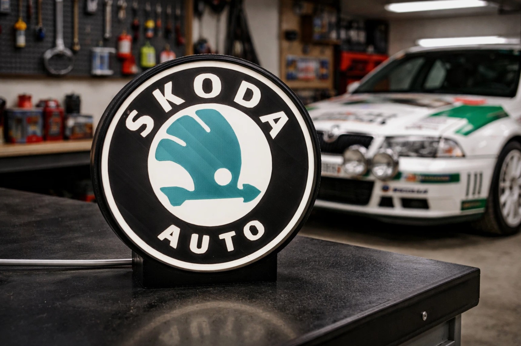 SKODA — Logo dos anos 90