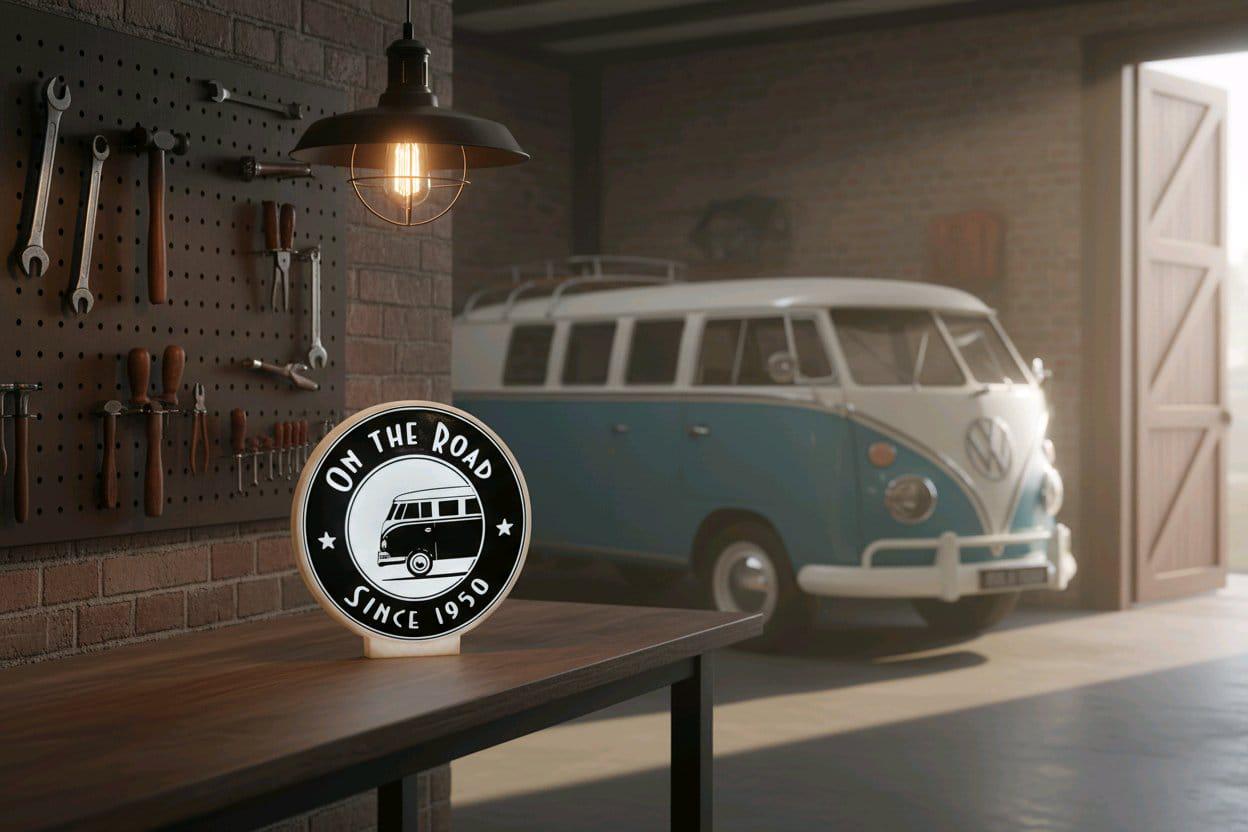 VW Pão de Forma — Luminária Lightbox