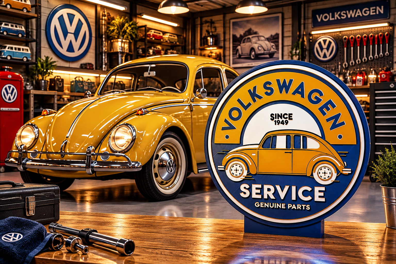 VW Service — Luminária Lightbox