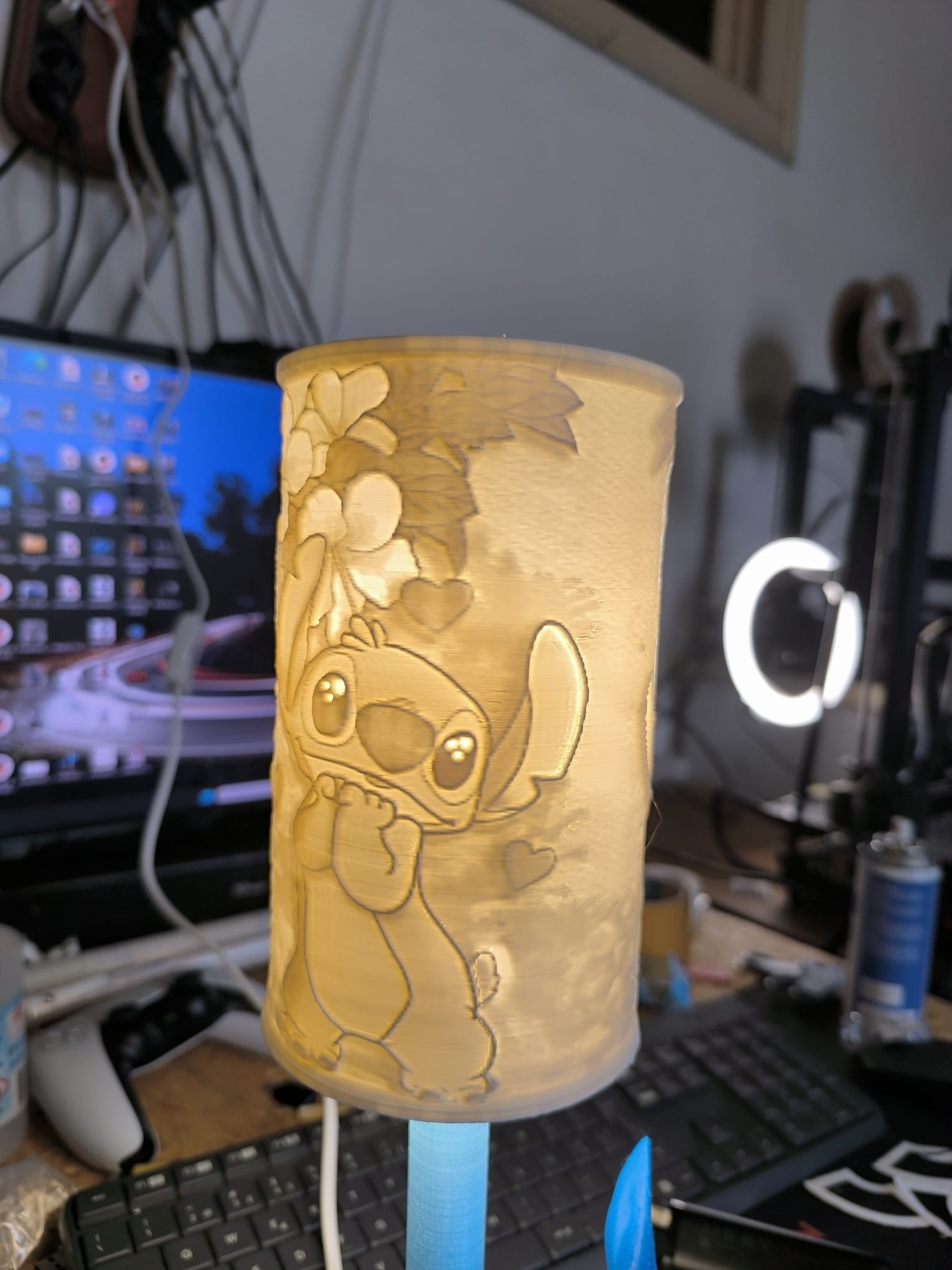 Candeeiro Stitch — fotografia 5