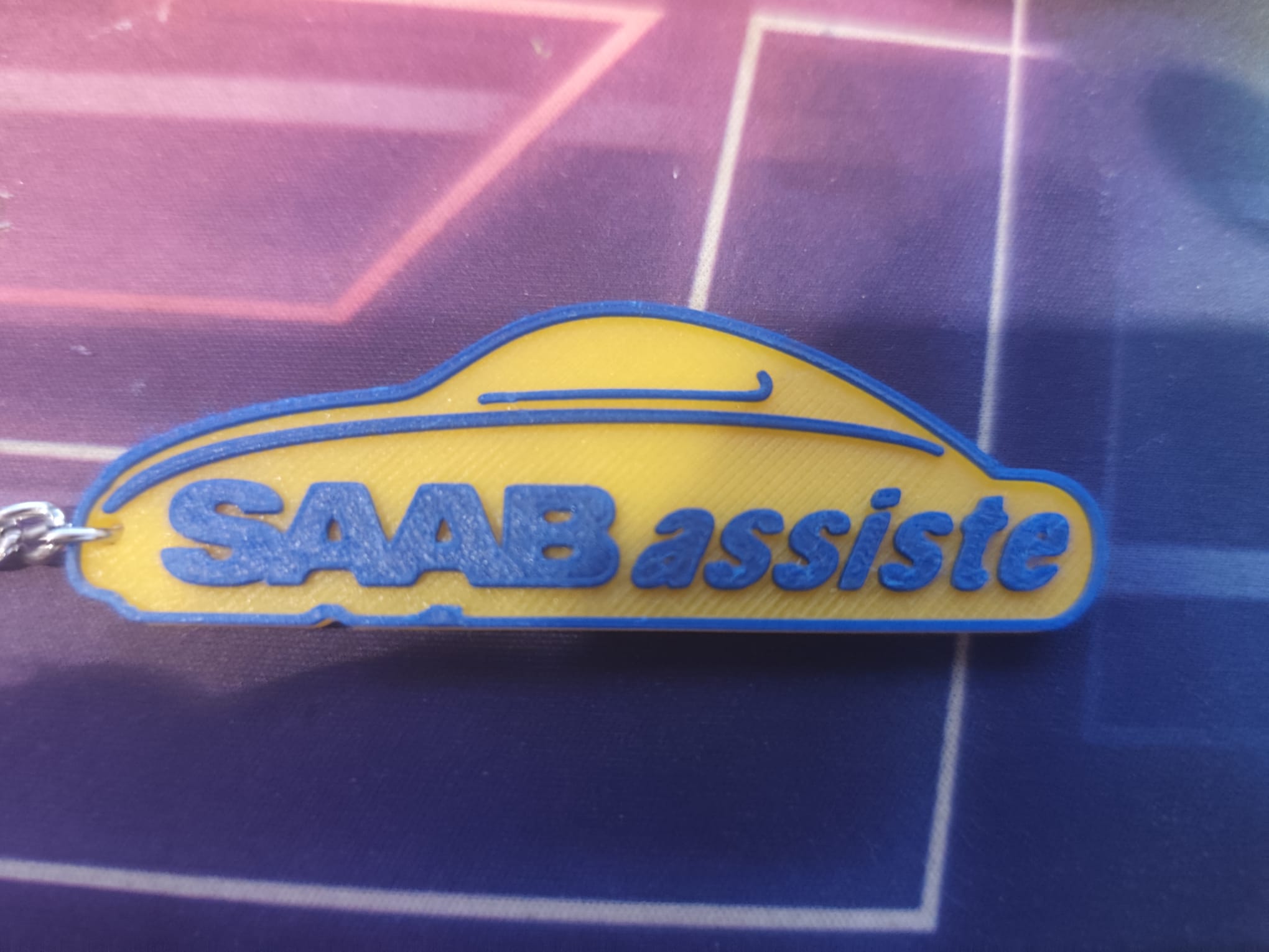 Porta-chaves Saab Assist